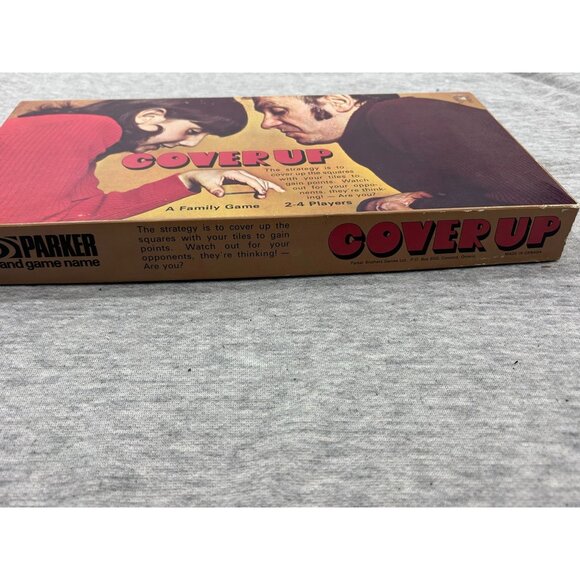 Cover Up Game Board 1970 Vintage Manufacture Board & Traditional Games - Picture 2 of 7